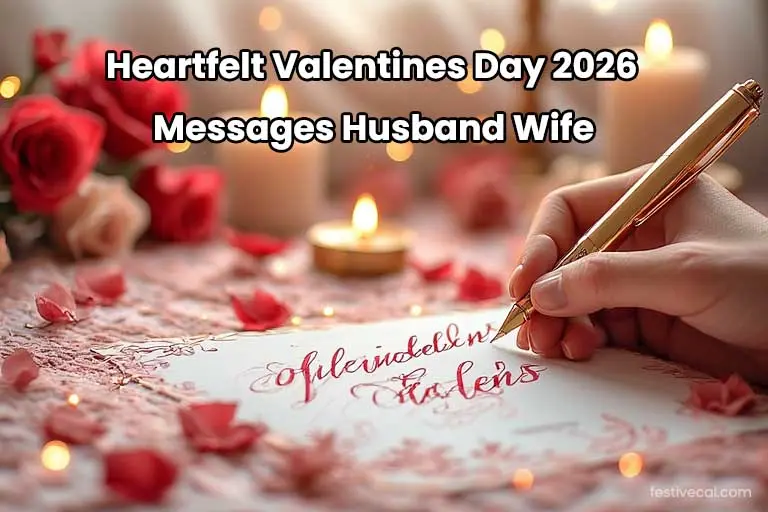 Heartfelt Valentines Day 2026 Messages Husband Wife.