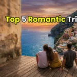 Couple enjoying a romantic view at a top Valentine's Day destination.