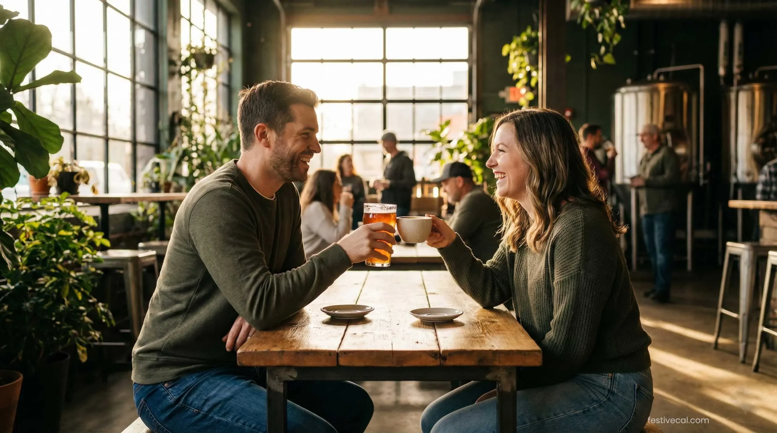 Couple enjoying a date night activity on Husband Appreciation Day.