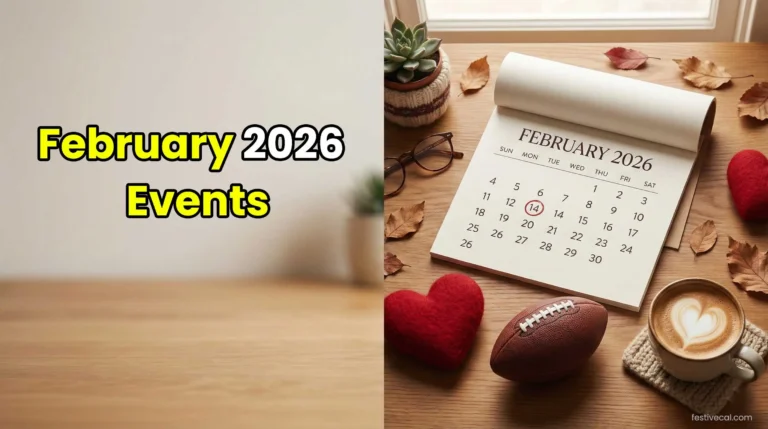 Overview of February 2026 holidays including Valentine's and Super Bowl.